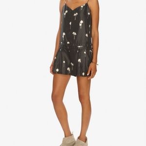Rag and Bone Dune Palm Print Romper